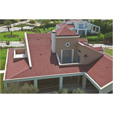 Бітумна черепиця BTM Shingle Rubin (сота) коричневий