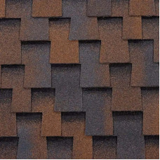 Бітумна черепиця BTM Shingle Dragon (зуб) Кава-мідь