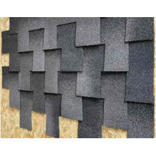 Бітумна черепиця BTM Shingle Dragon (зуб) Дим