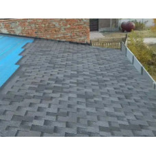 Бітумна черепиця BTM Shingle Dragon (зуб) Сірий пісок