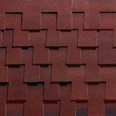 Бітумна черепиця BTM Shingle Dragon (зуб) Червоний