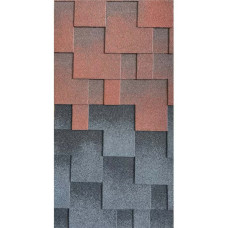 Бітумна черепиця BRAVA Акцент Графіт