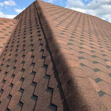 Бітумна черепиця Matizol Uni Strong (сота) коричневий