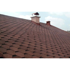 Бітумна черепиця Matizol Uni Strong (сота) червоний