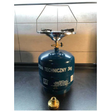 Газовий балон 8 л в комплекті з пальником та перехідником для АЗ