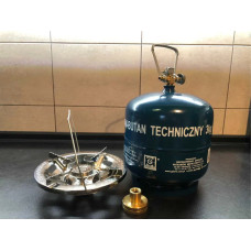 Газовий балон 8 л в комплекті з пальником та перехідником для АЗ