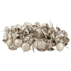 Цвяхи оббивні декоративні хром 60г в упаковці