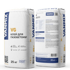 Клей для газобетону Vanmix (Ванмікс) 25 кг