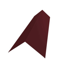 Планка конькова (Коник) 0,45 мм 150х150х2000 мм бордо