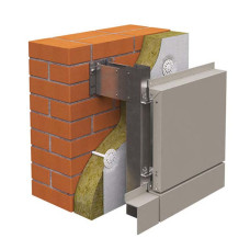 Ізоляція Novoterm (Новотерм) Вент Фасад 80 кг/м3 100х600х1000 мм (1,8 м2)