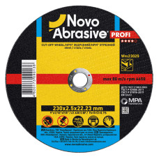 Круг відрізний по металу NovoAbrasive Profi (230x2,5x22,23 мм)