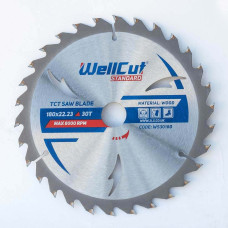 Пиляльний диск по дереву WellCut Standard 30Т (180x22,23 мм)