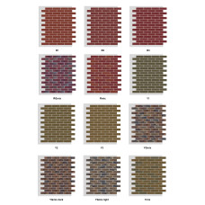 Декоративна панель під Цеглу 1220х1120 мм (1,05 м2)