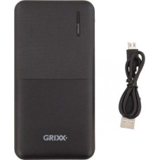 Powerbank (Повербанк) GRIXX 10000 mAh, кабель USB-USB-C в комплекті