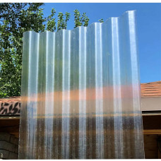 Прозорий шифер Волнопласт гофрований 1,5х10 м безбарвний