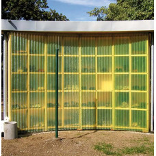 Прозорий шифер Волнопласт гофрований 2х10 м жовтий