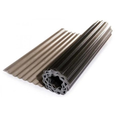 Прозорий шифер Волнопласт гофрований 2х10 м бронзовий