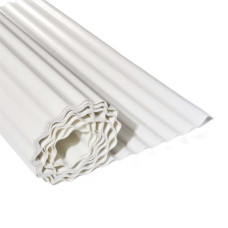 Прозорий шифер Волнопласт гофрований 1,5х10 м білий