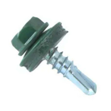 Саморіз покрівельний по металу 4,8х19 мм зелений