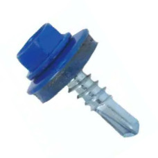 Саморіз покрівельний по металу 4,8х19 мм синій