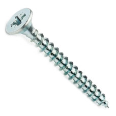 Саморіз універсальний білий 3х30 мм