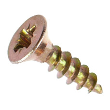 Саморіз універсальний жовтий 3х16 мм