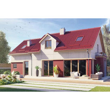 Шифер вісьмихвильовий Івано-Франківськ кольоровий Fibrodah Classic - бордо