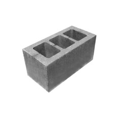 Шлакоблок 190х185х390 трипустотний