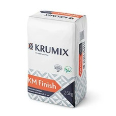 Шпаклівка гіпсова KRUMIX KM Finish фінішна 25кг