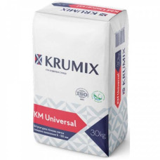 Штукатурка гіпсова KRUMIX KM Universal 30 кг