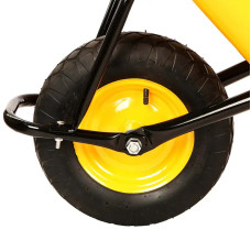 Тачка будівельна BudMonster 1-колісна 85 л 200 кг