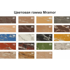 Термопанель під мармур Mramor Пінополістирол Penoboard 960х480х20 мм (0,48 м2)