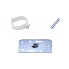 Тримач труби PROFiL для вентильованих фасадів 130 мм білий